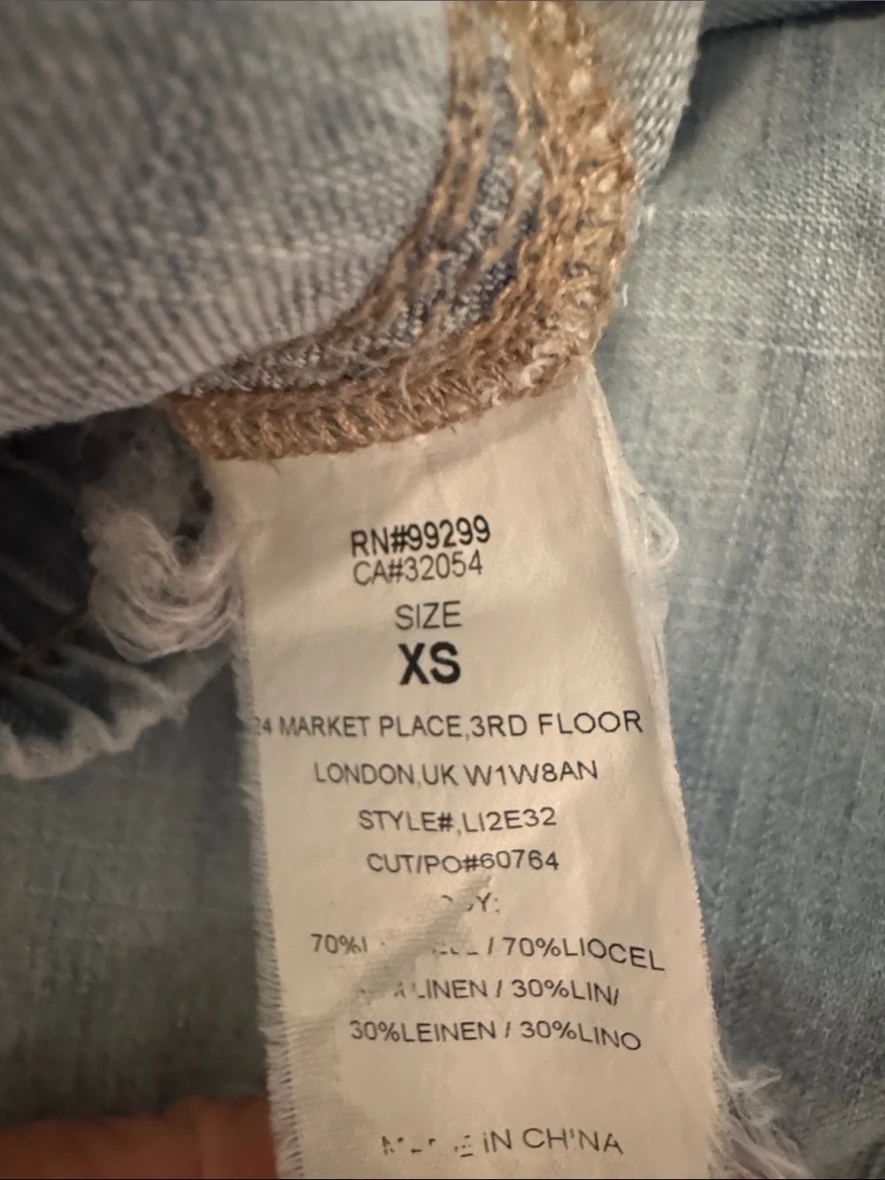Level 99 Light Blue Elastic Waist Pull-On Pants - Picture 3 of 7